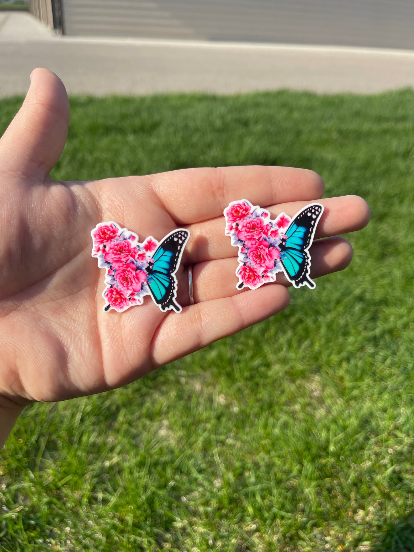 Butterflies with Flowers