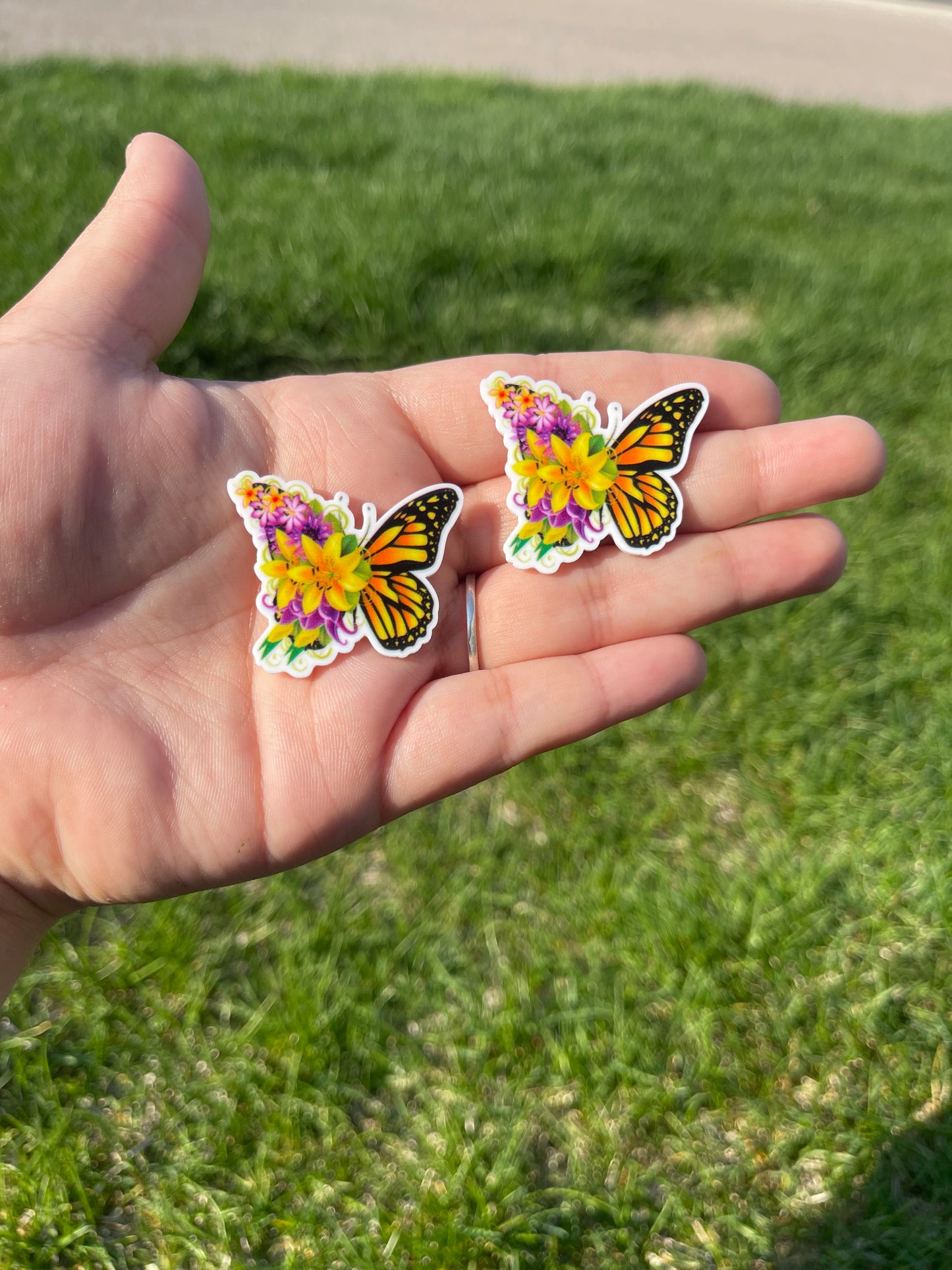Butterflies with Flowers