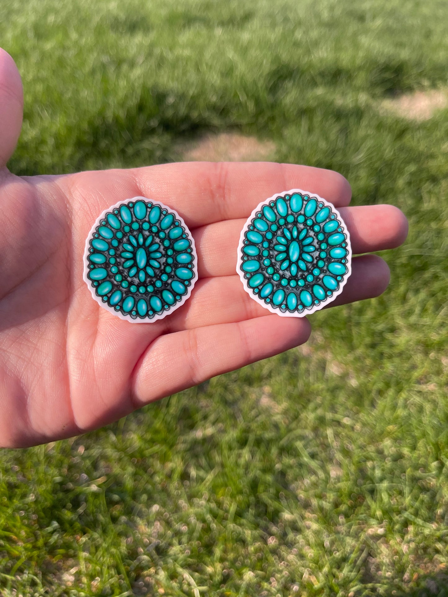 Turquoise Flowers