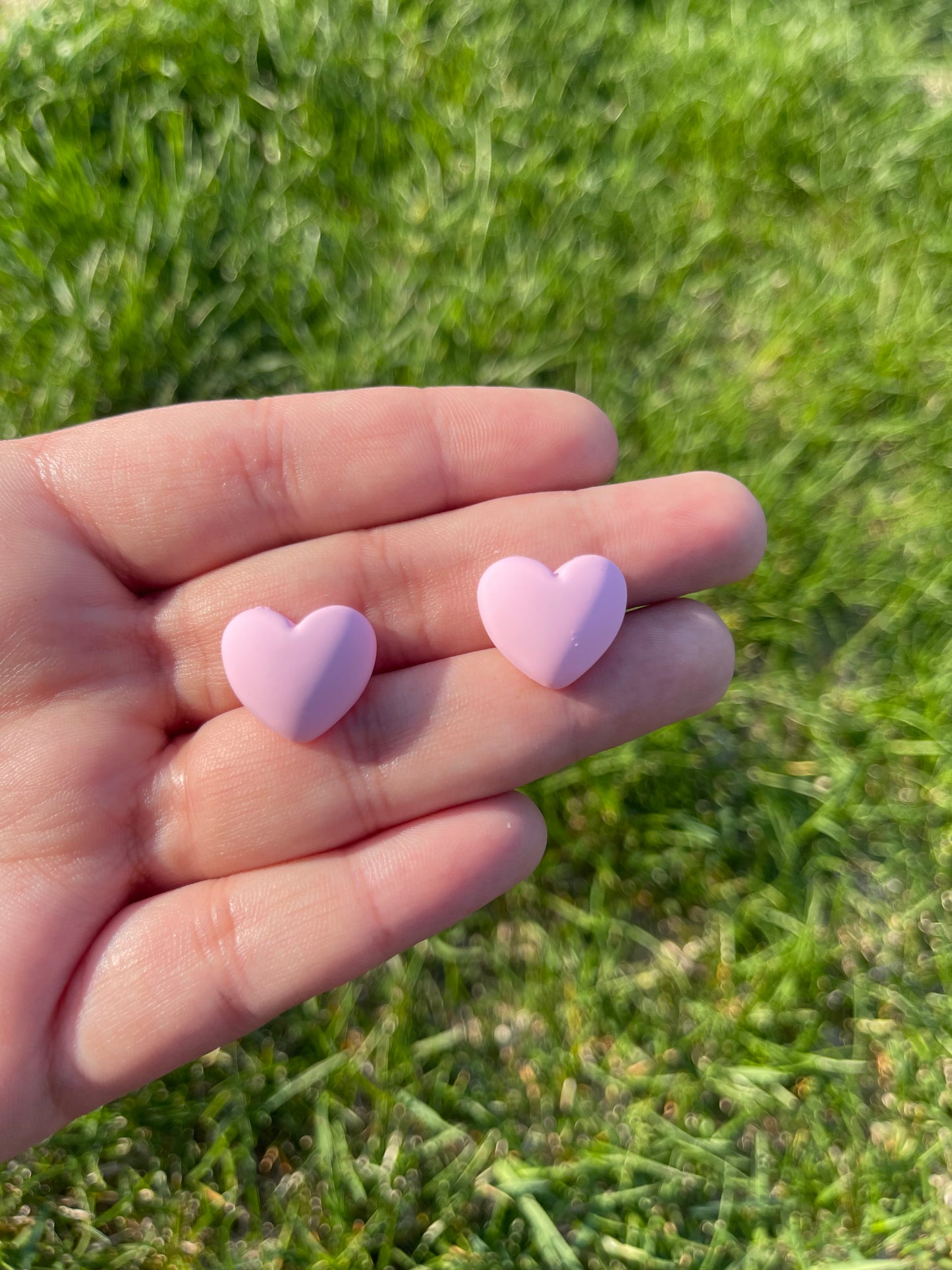 Small Matte Hearts