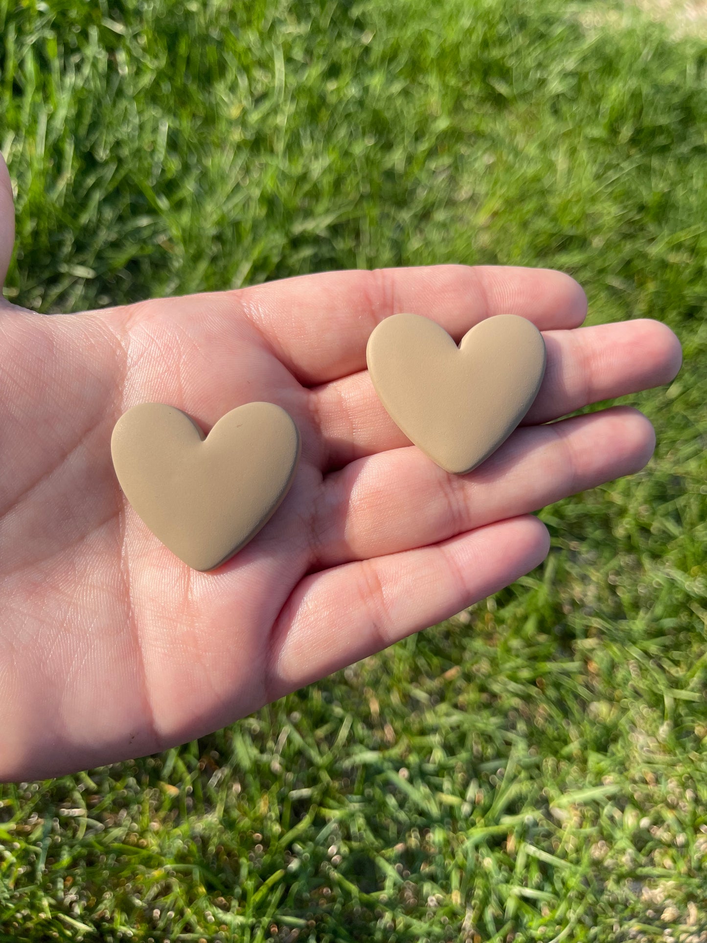 Large Matte Hearts