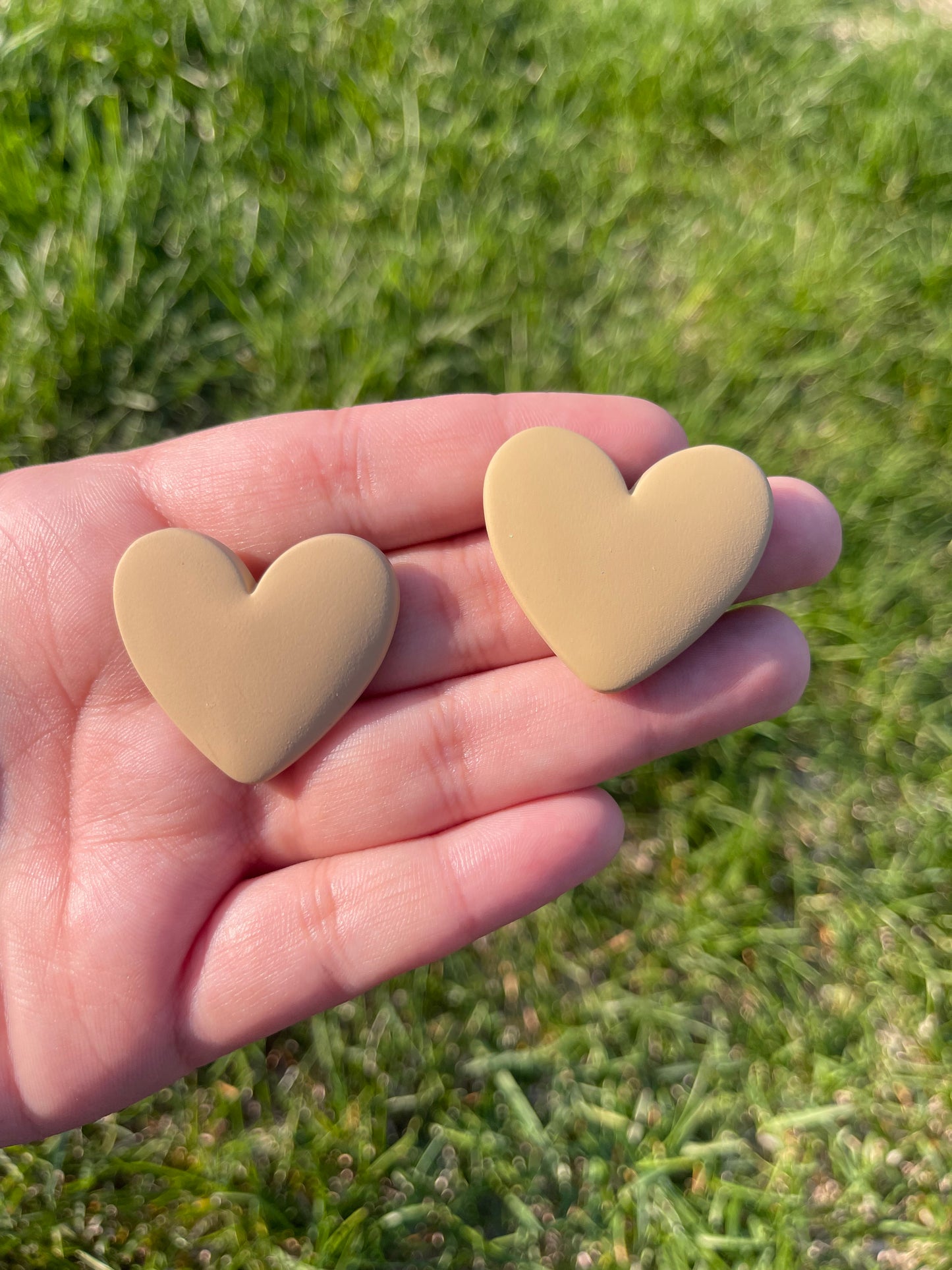 Large Matte Hearts
