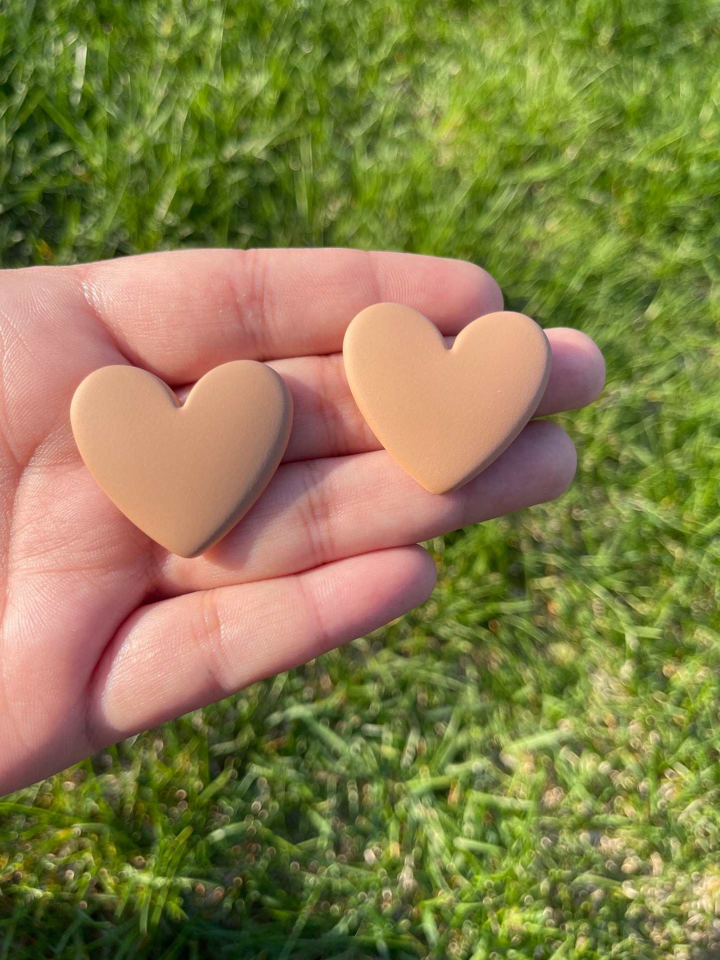 Large Matte Hearts