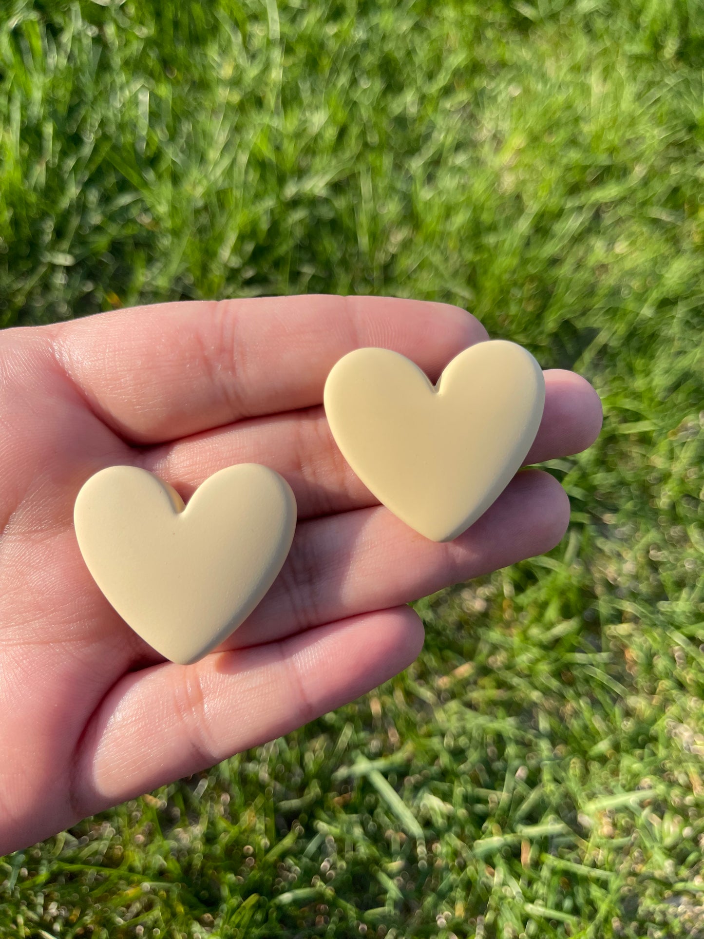 Large Matte Hearts