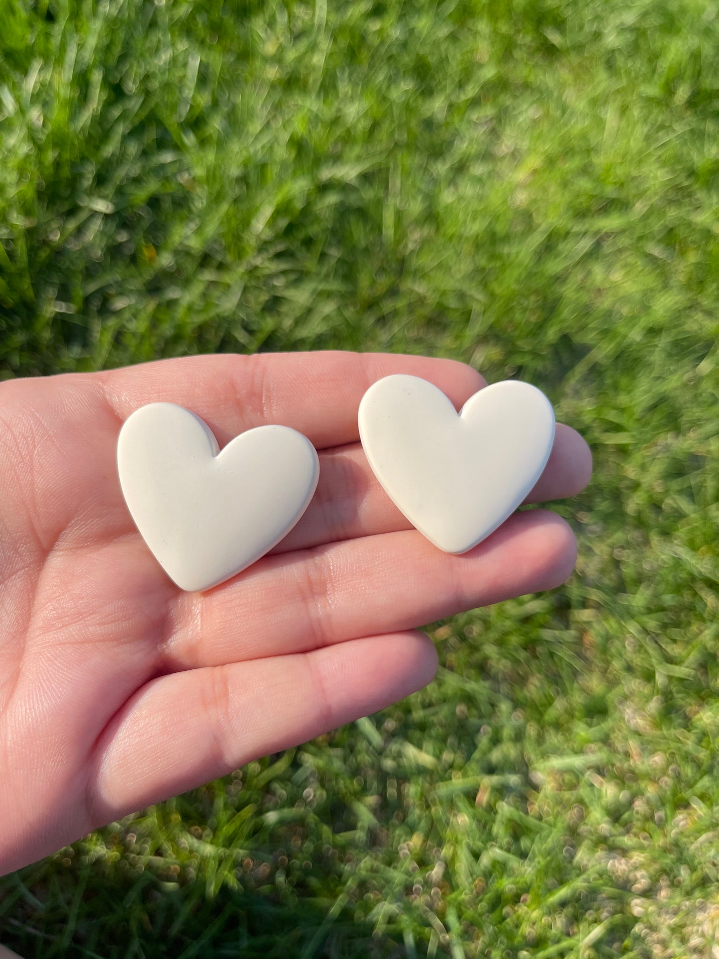 Large Matte Hearts
