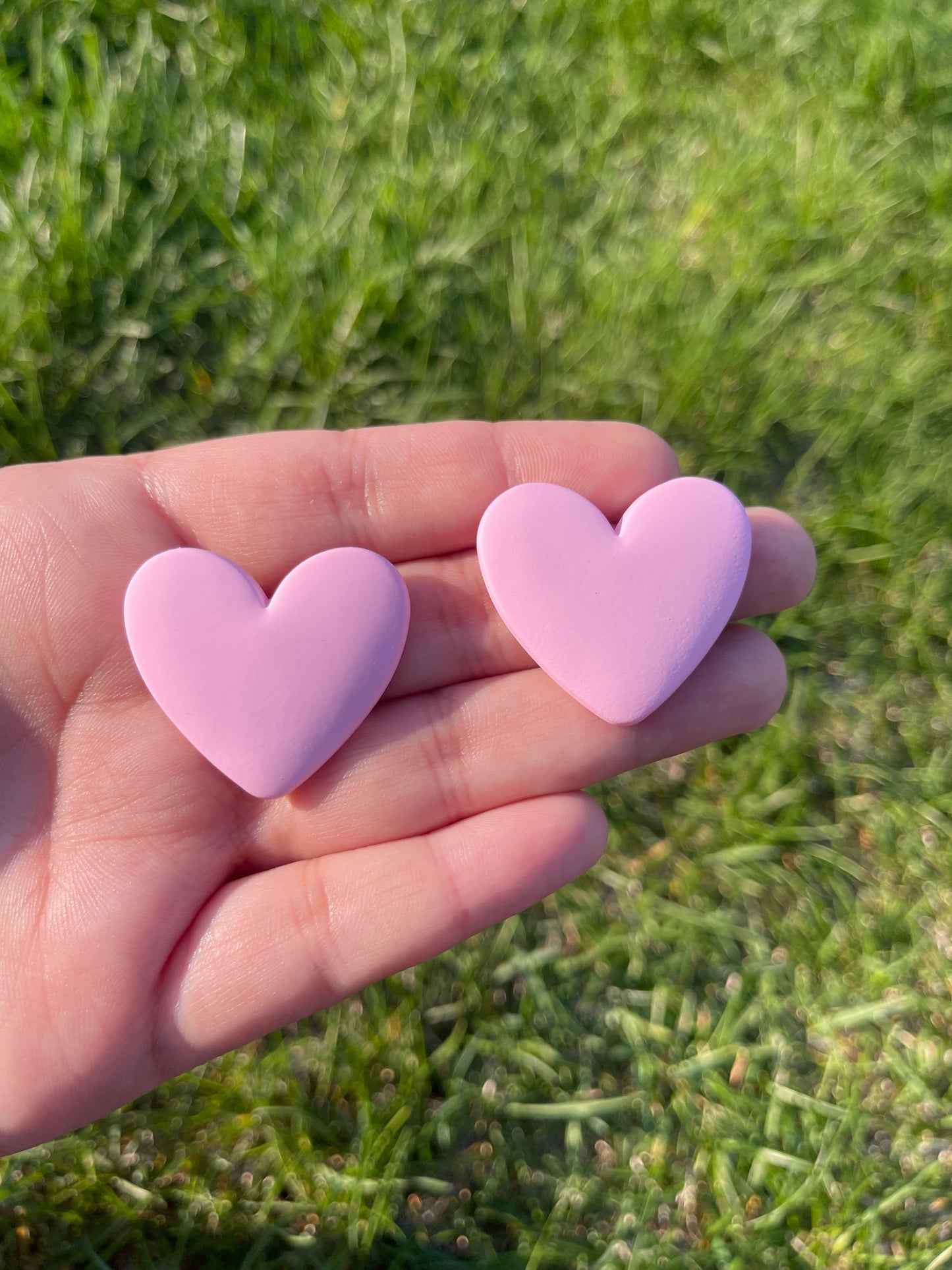 Large Matte Hearts
