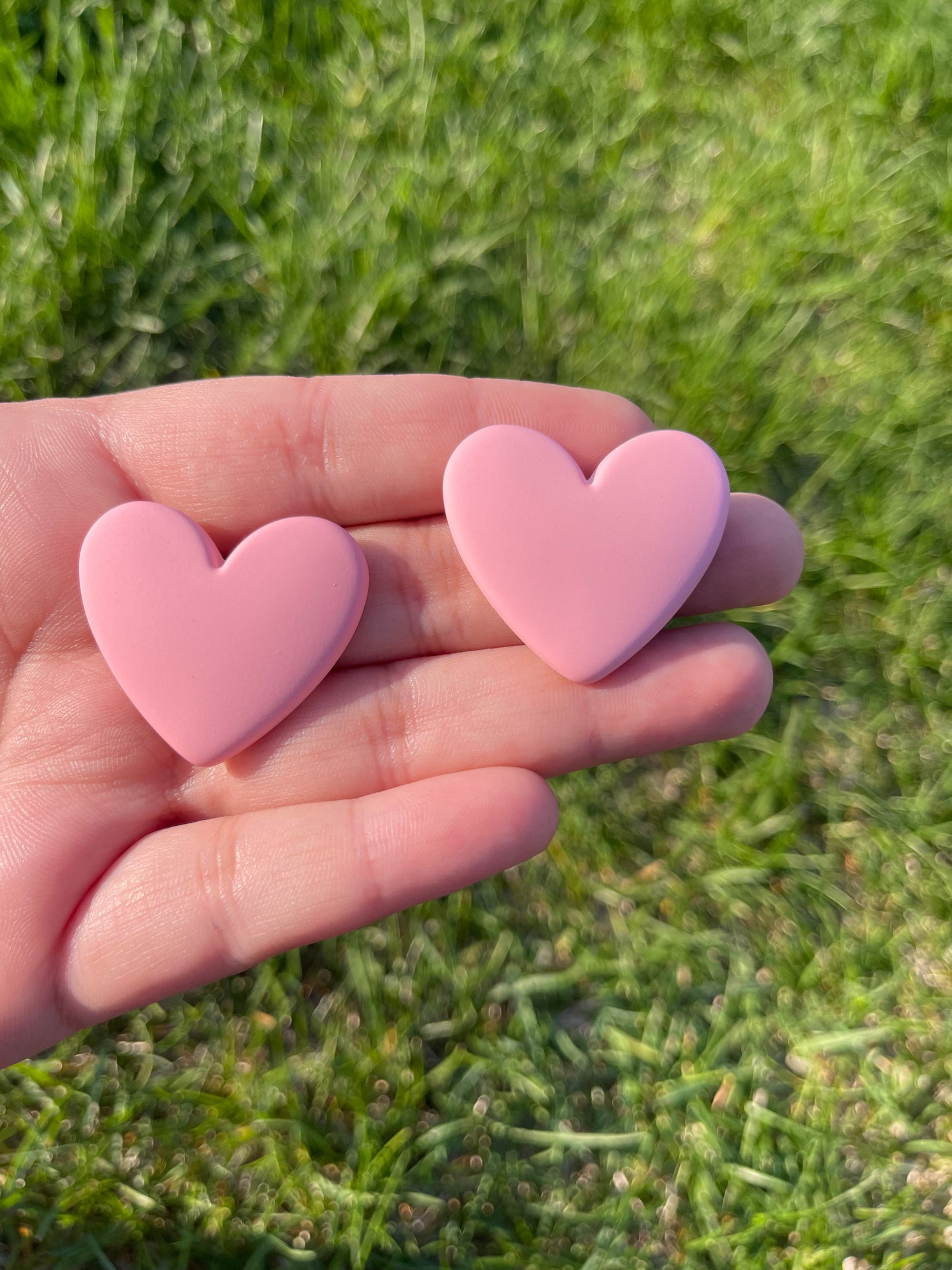 Large Matte Hearts