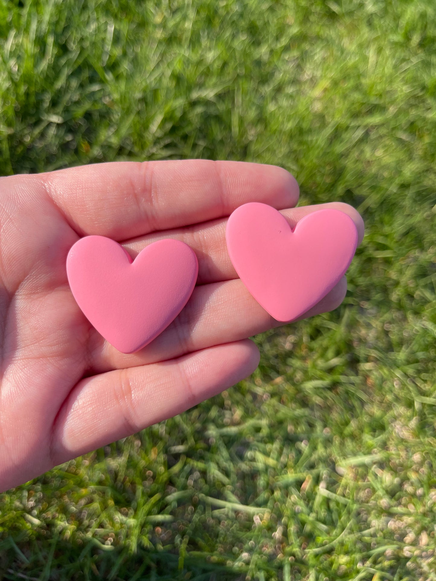 Large Matte Hearts