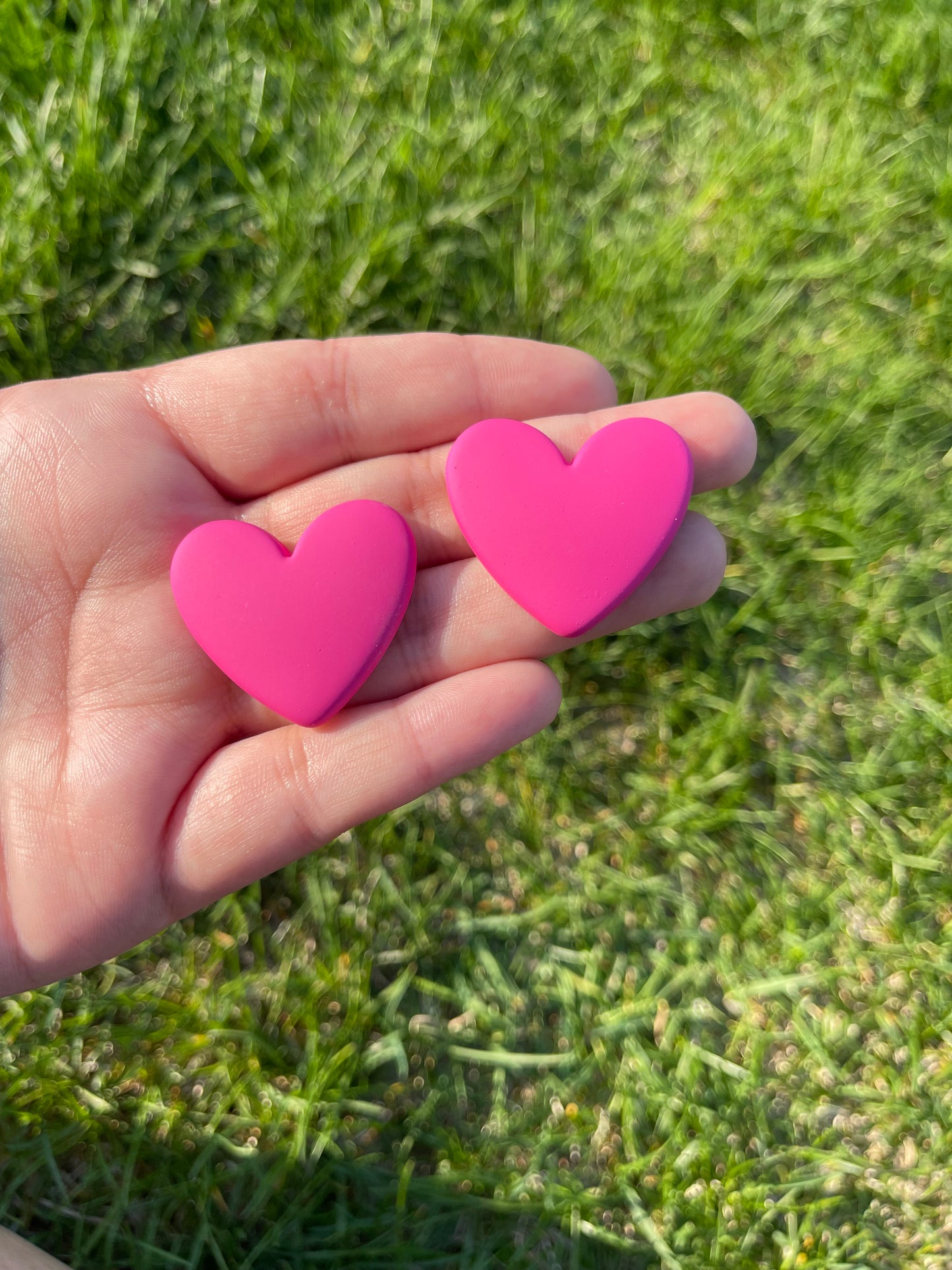 Large Matte Hearts