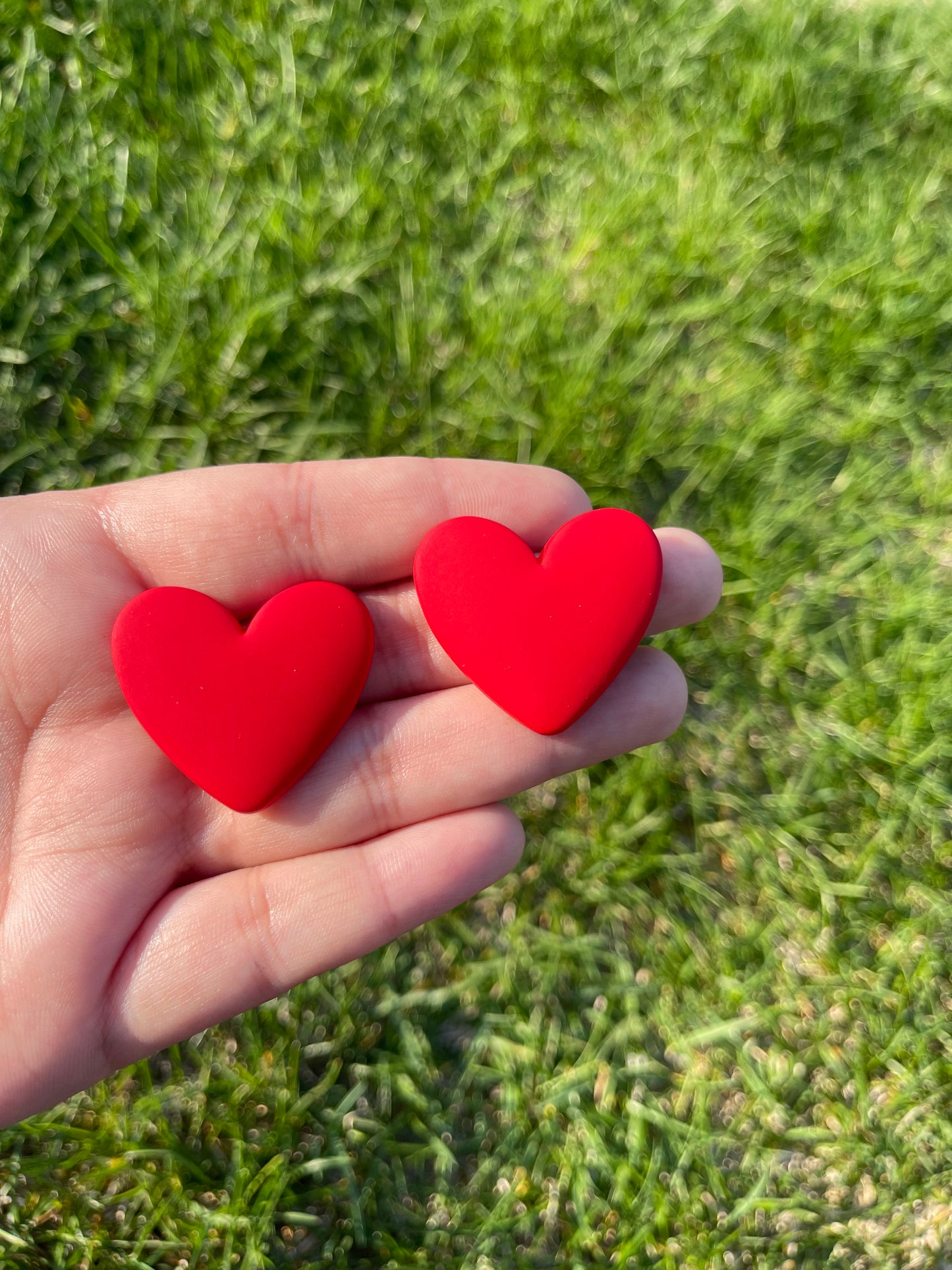 Large Matte Hearts
