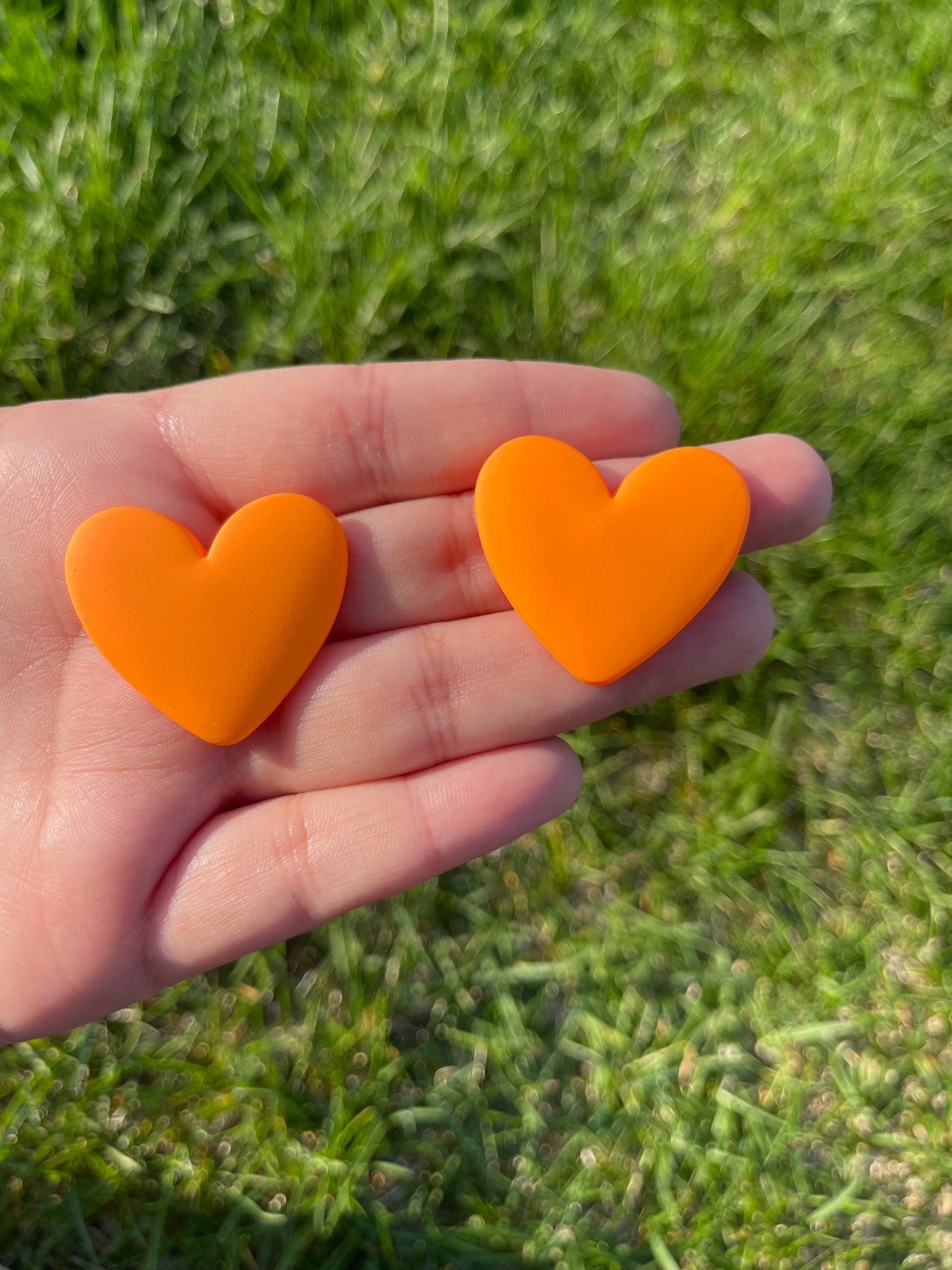 Large Matte Hearts