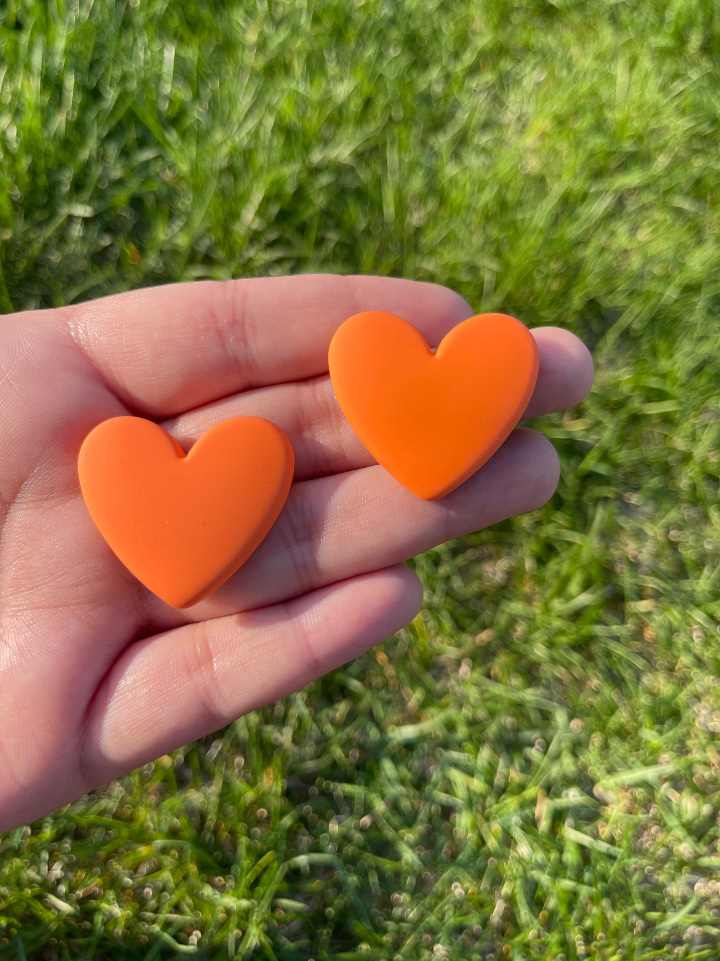 Large Matte Hearts
