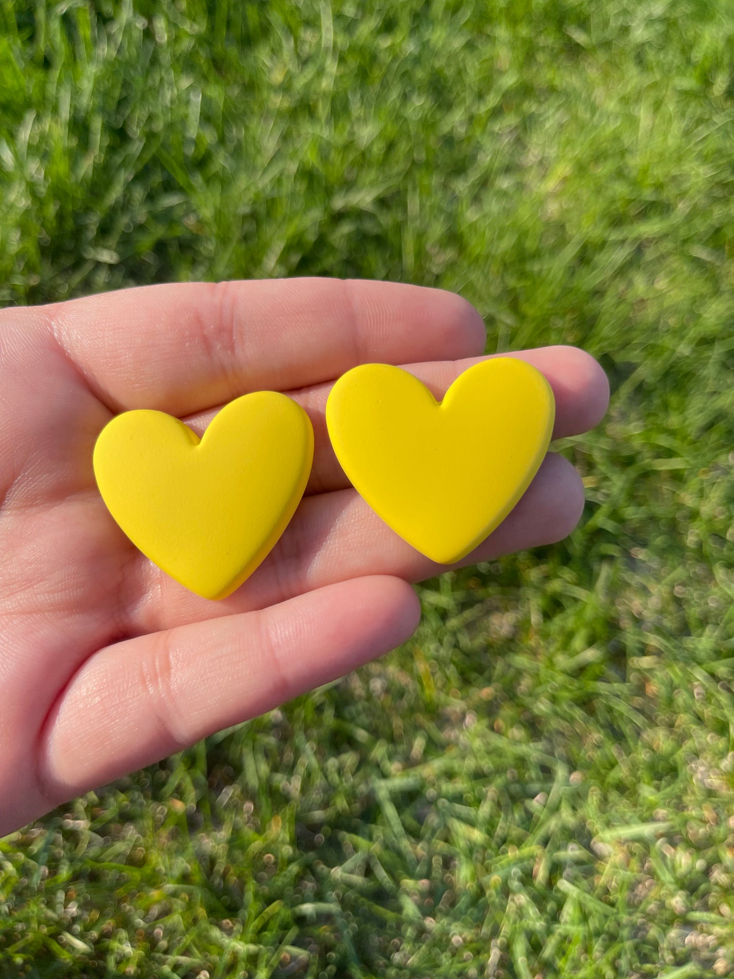 Large Matte Hearts