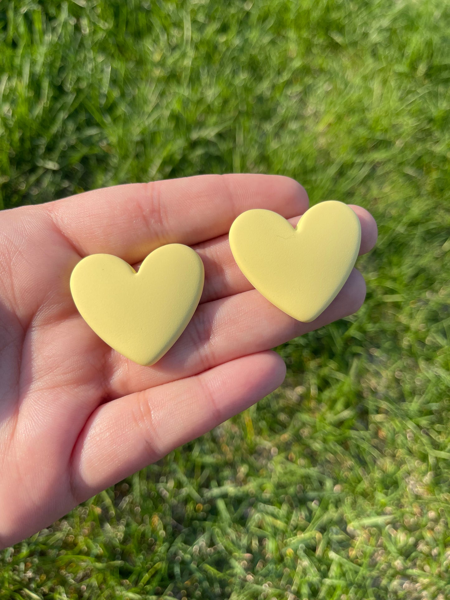 Large Matte Hearts