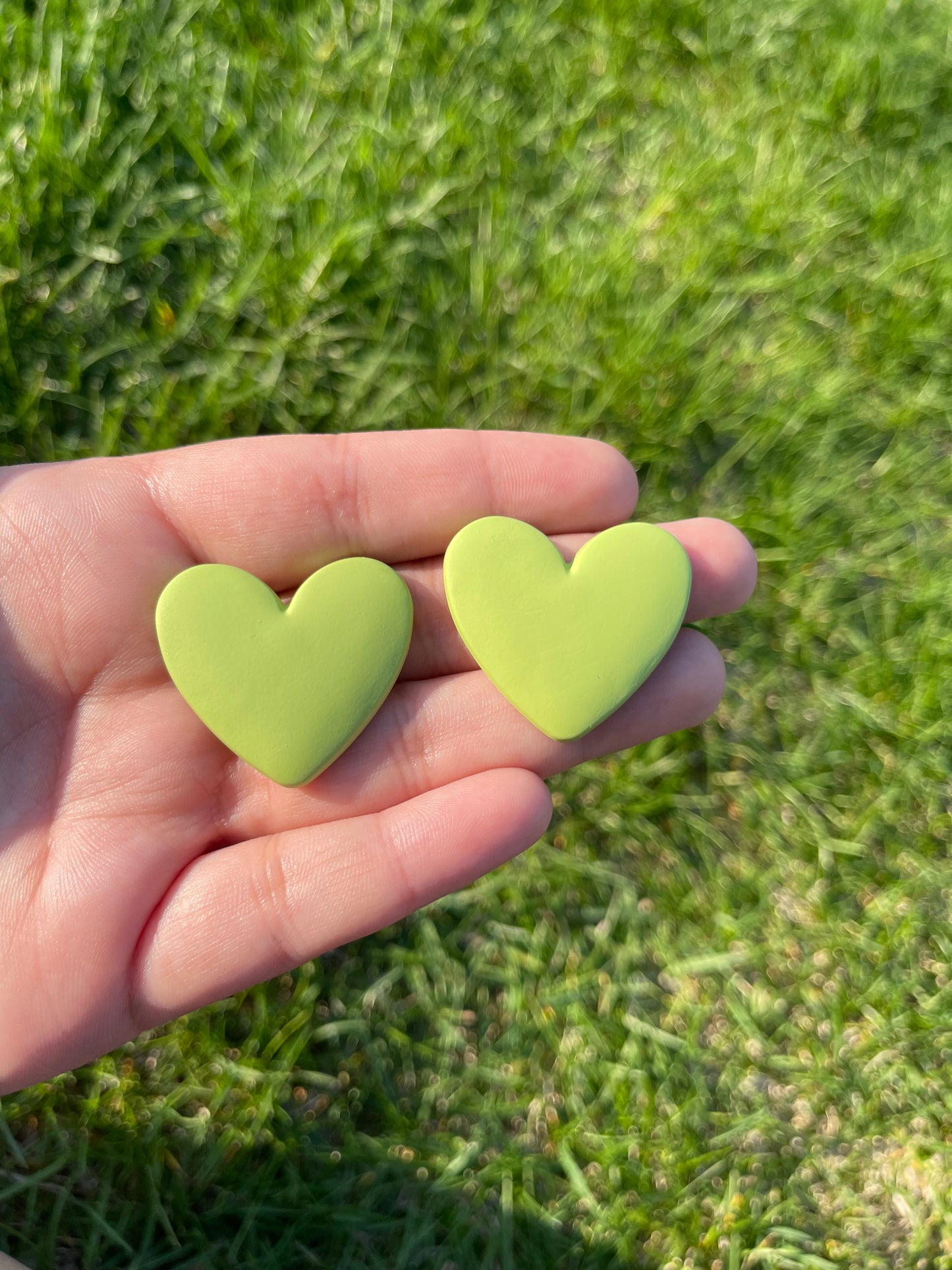 Large Matte Hearts