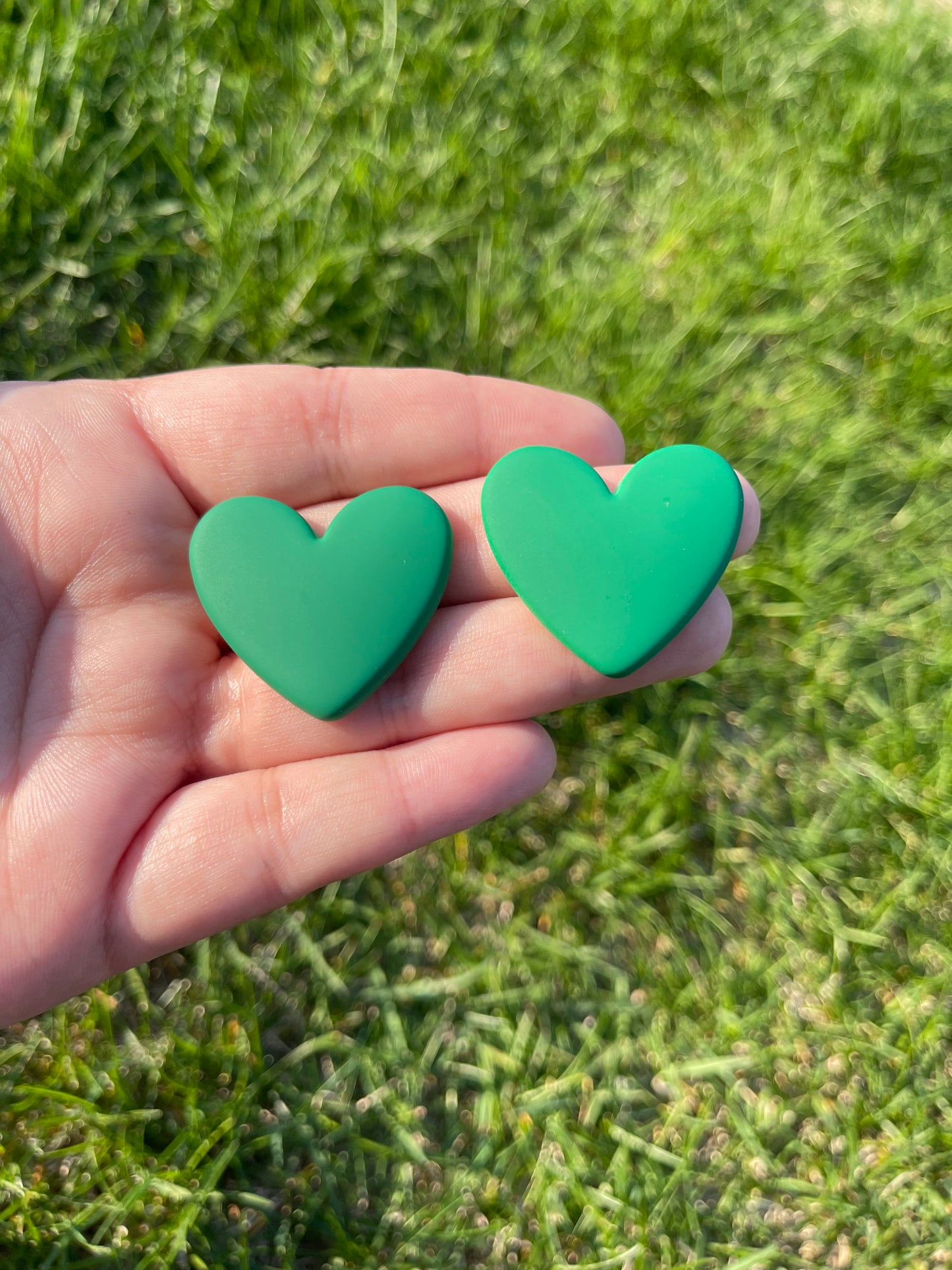Large Matte Hearts