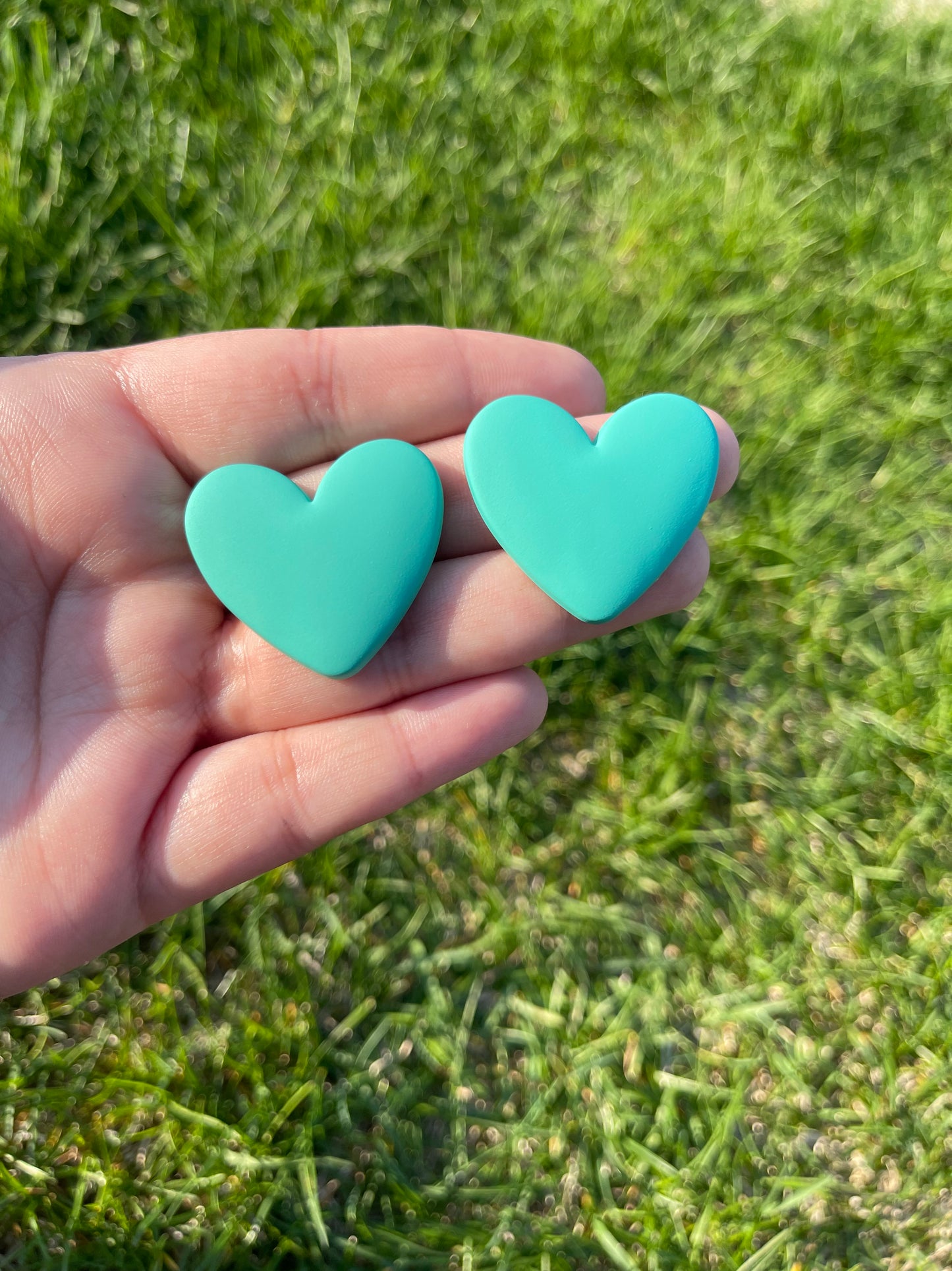 Large Matte Hearts