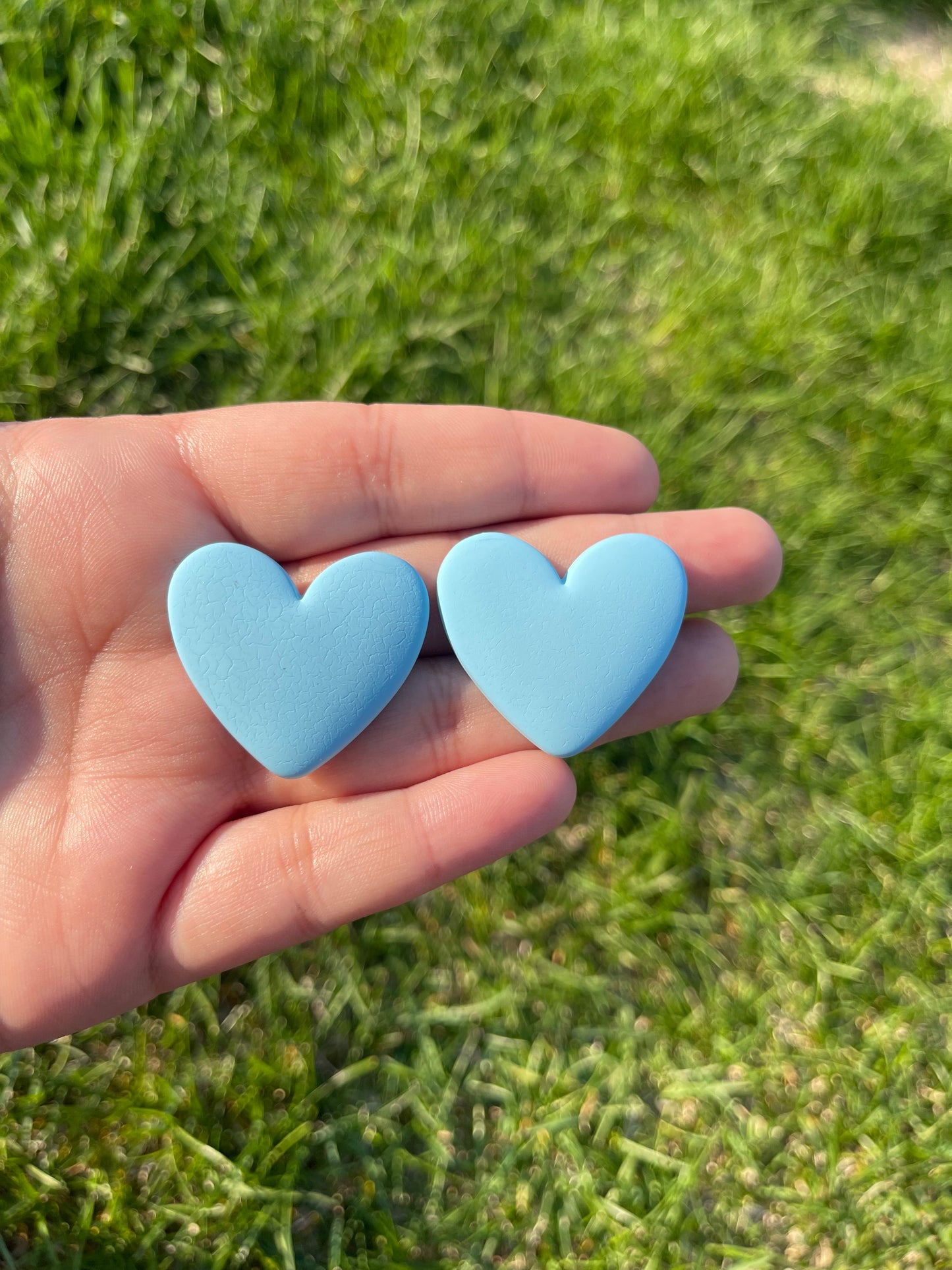 Large Matte Hearts