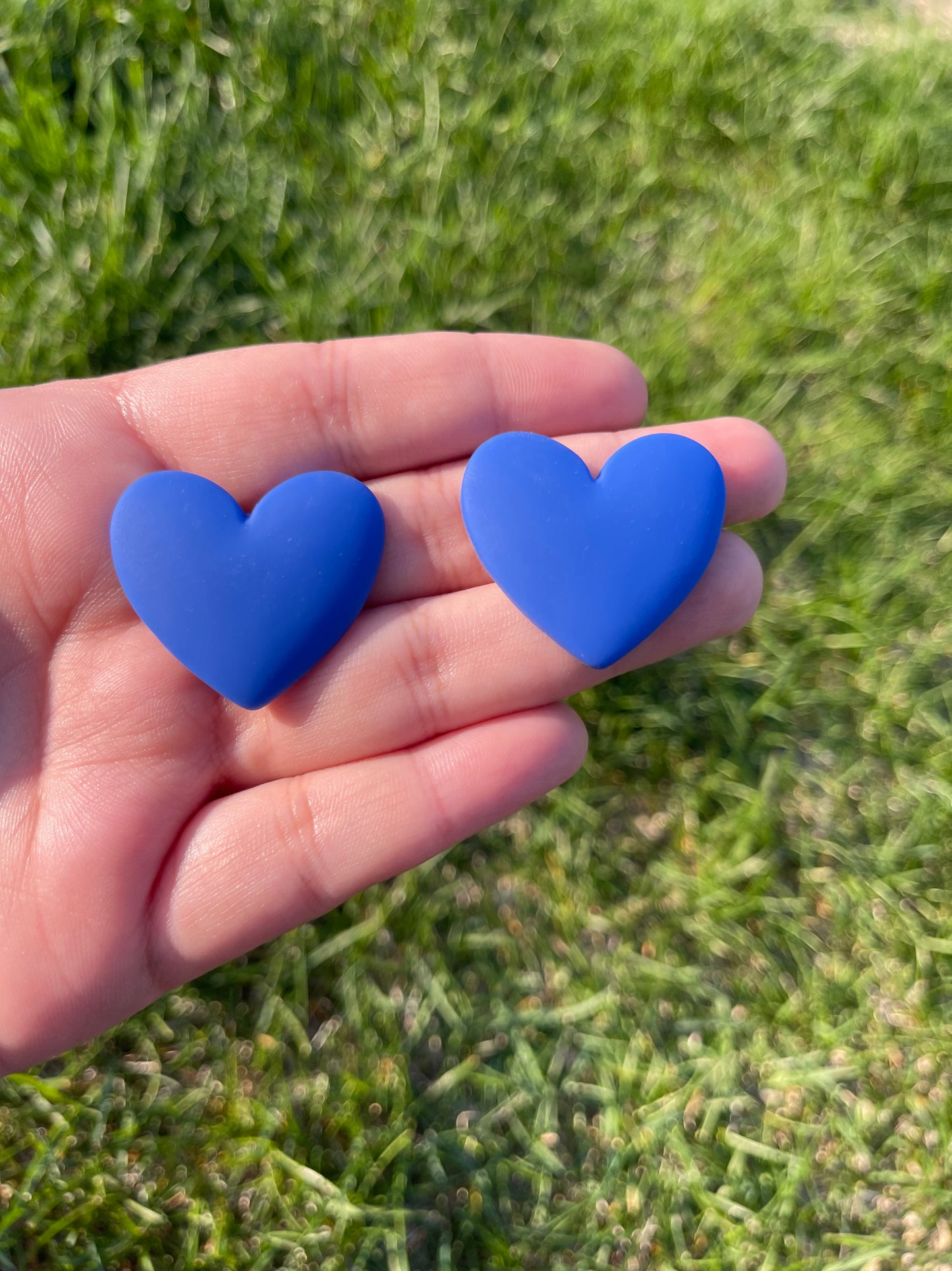 Large Matte Hearts