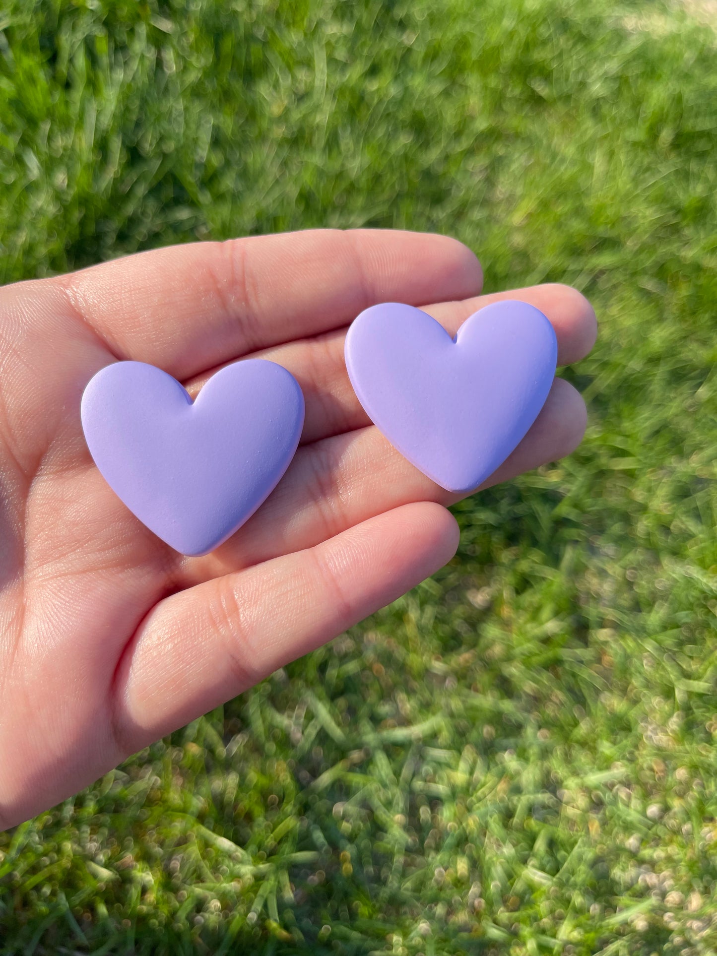 Large Matte Hearts