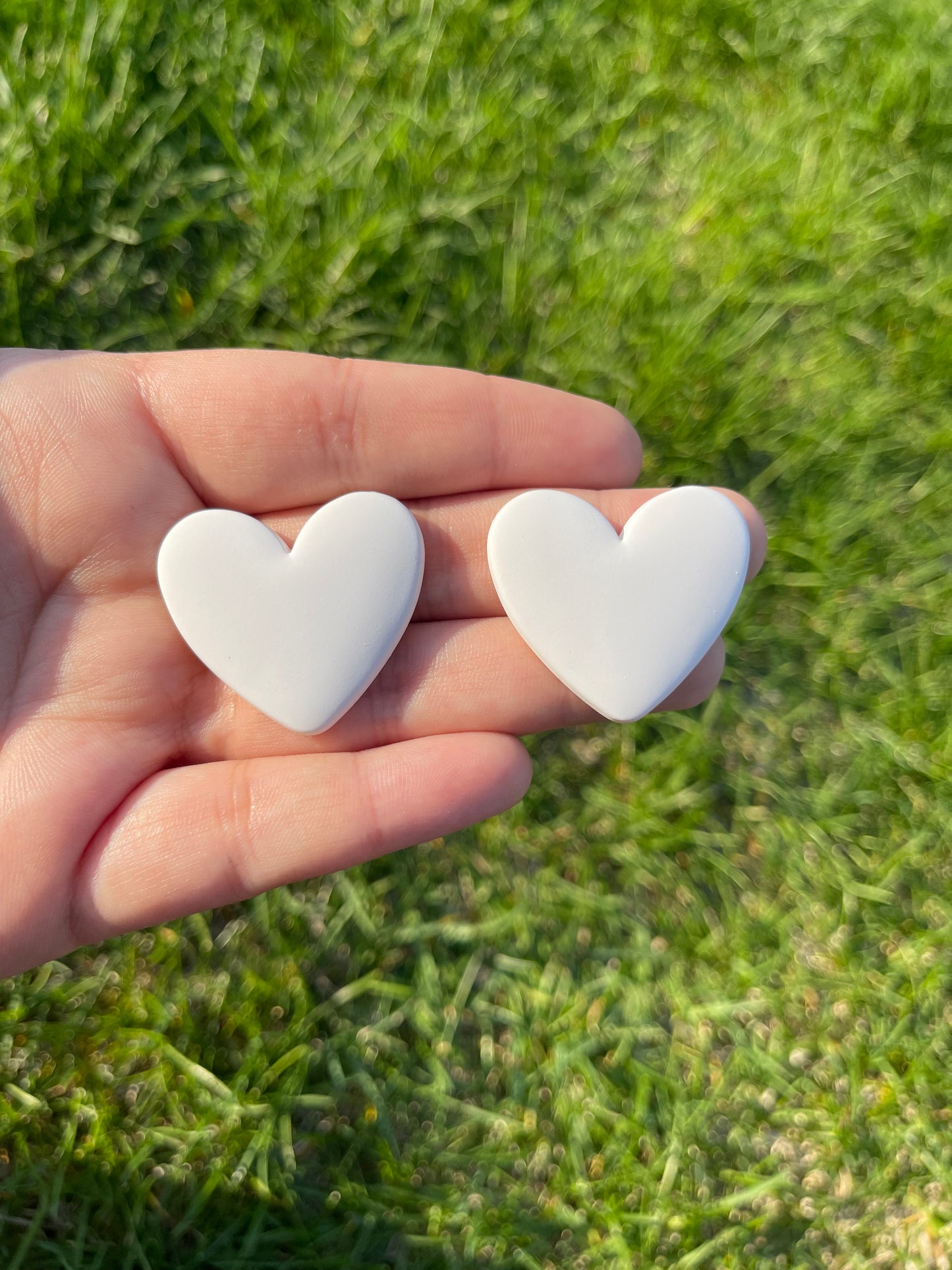 Large Matte Hearts