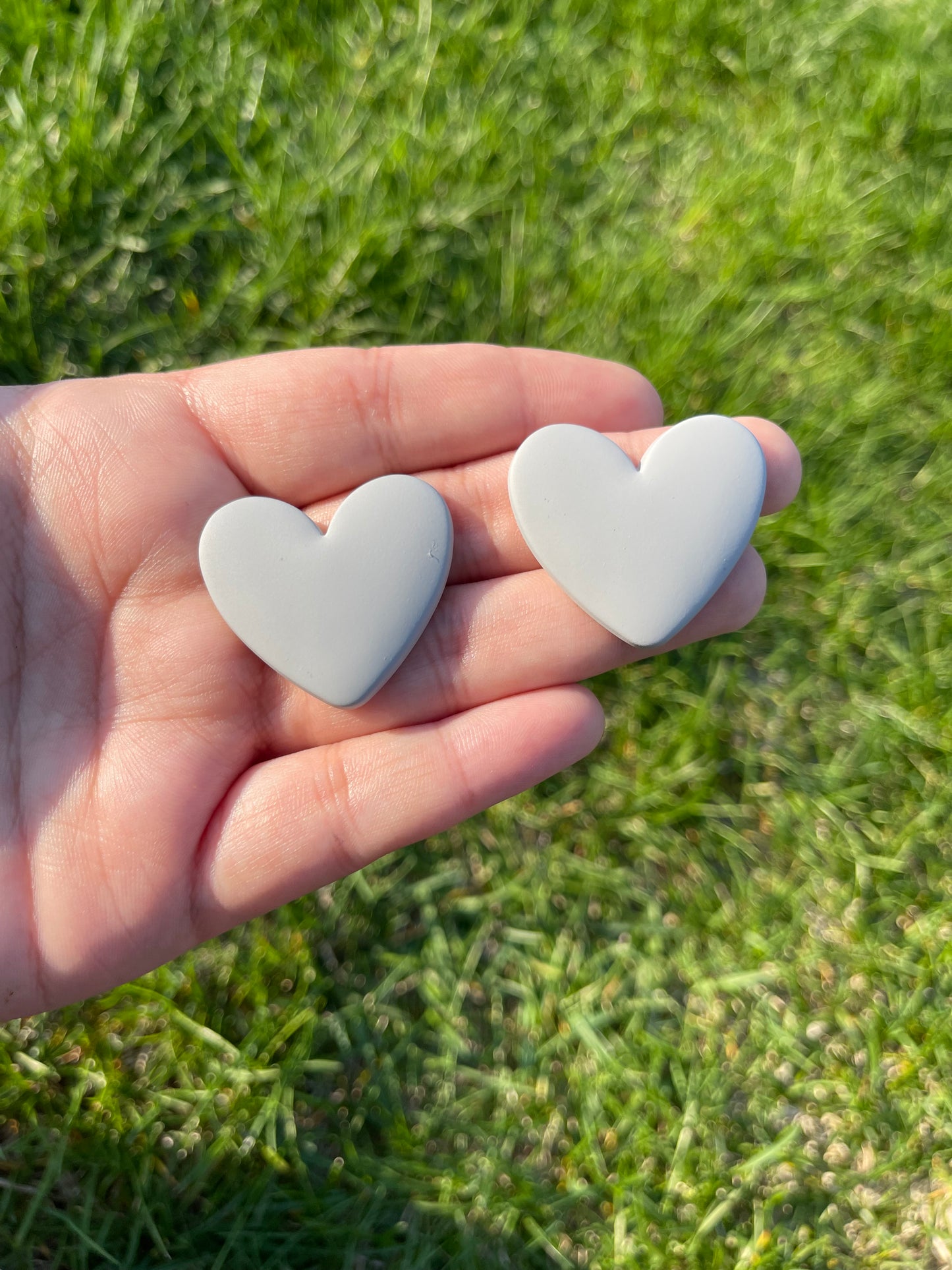 Large Matte Hearts