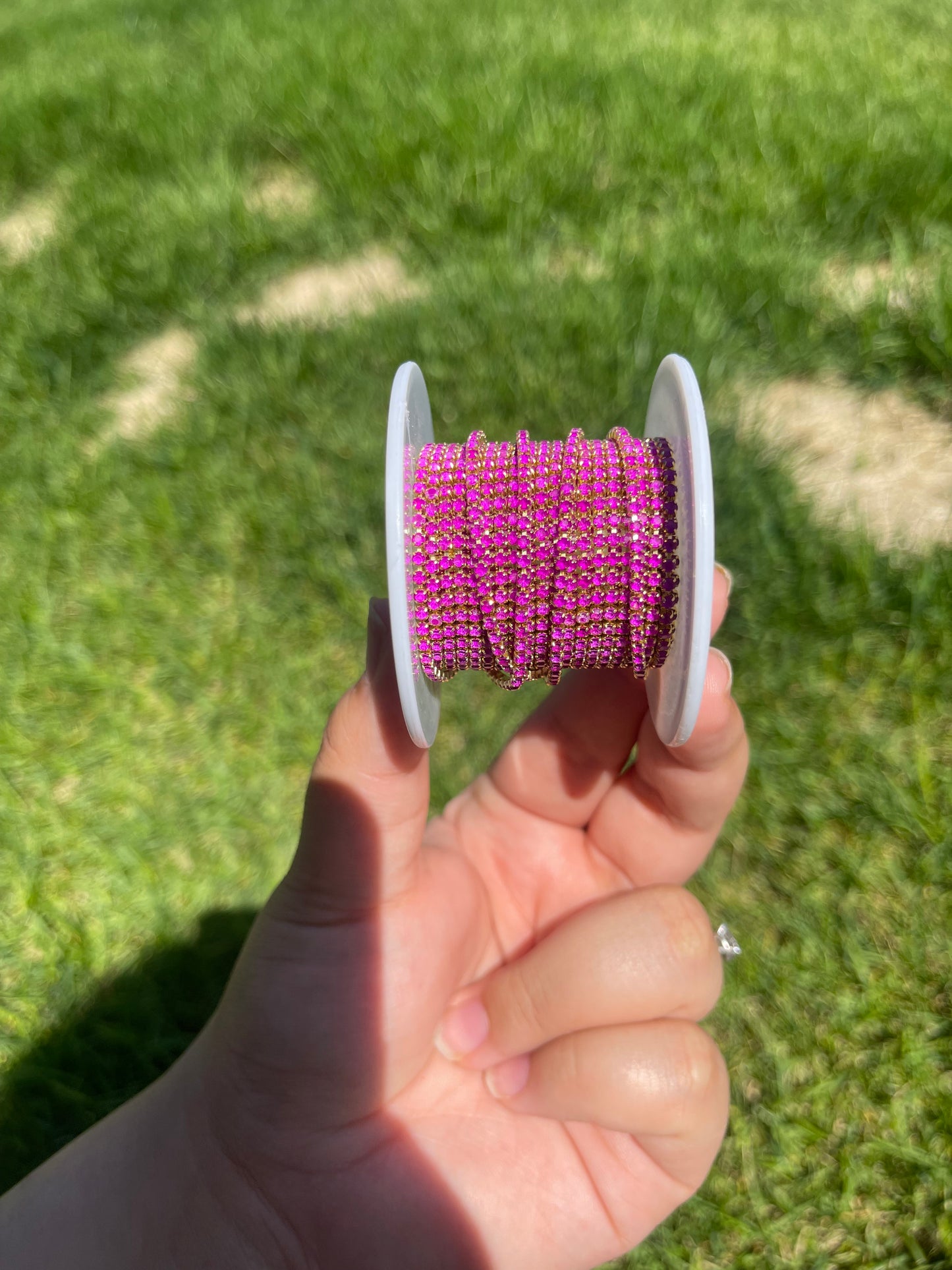 Magenta on Gold Metal #53