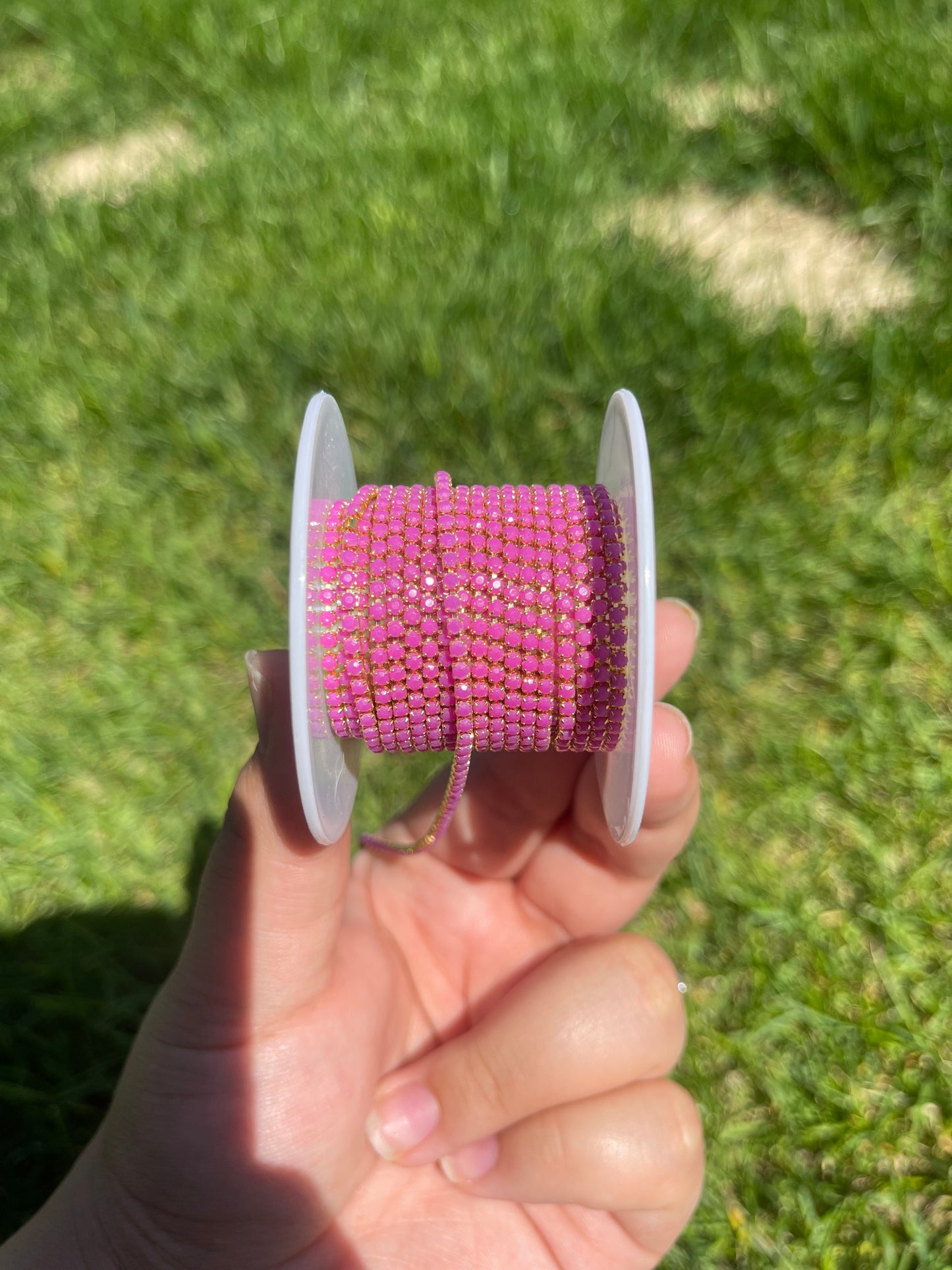 Light Magenta on Gold Metal #54