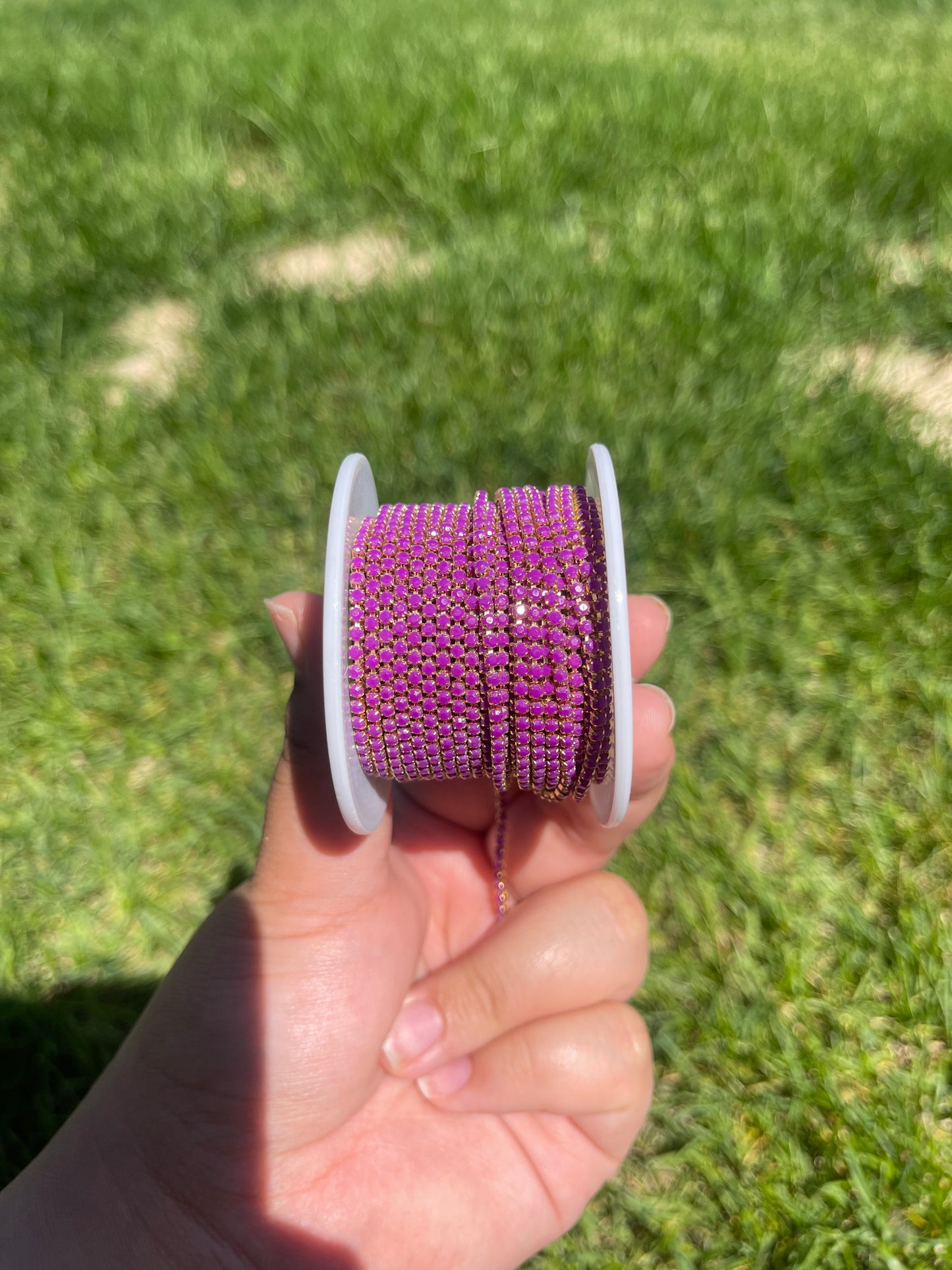 Dark Magenta on Gold Metal #49