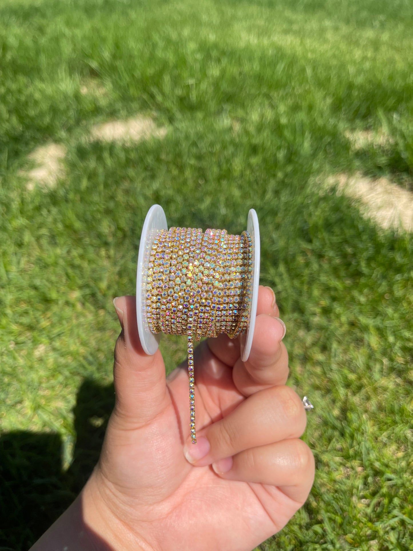 AB Stone on Gold Metal #67