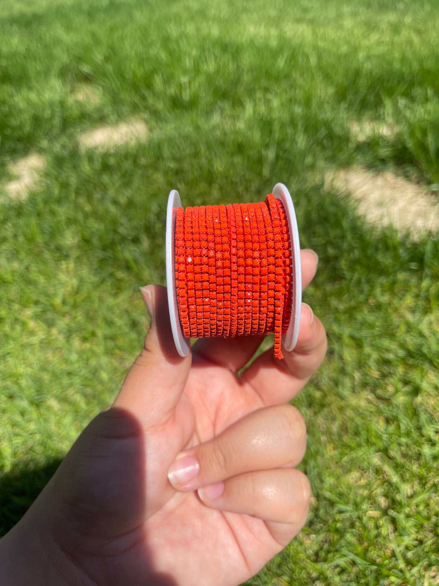 Opaque Deep Orange on Deep Orange Metal #15