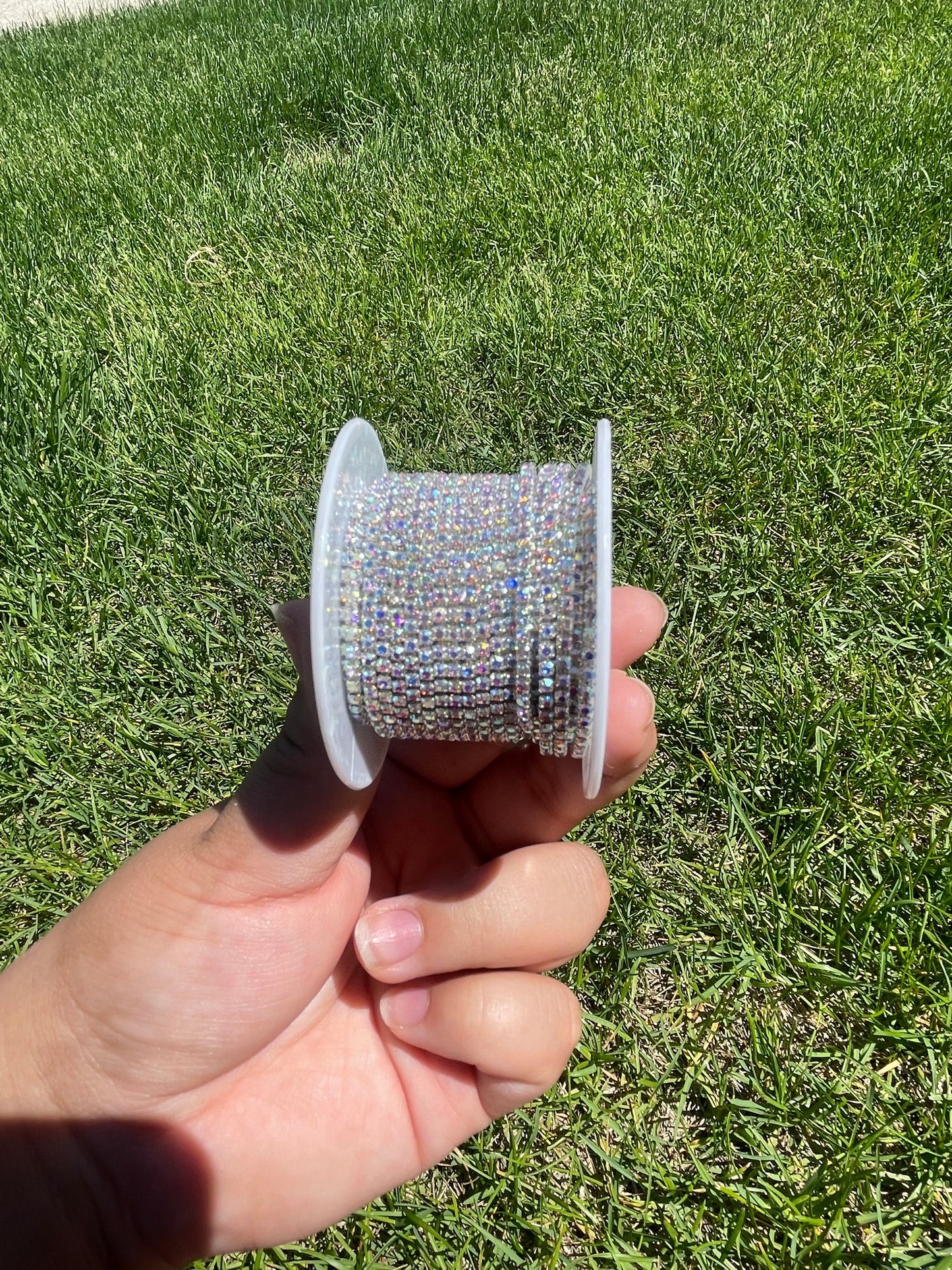 AB Stone on Silver Metal #63