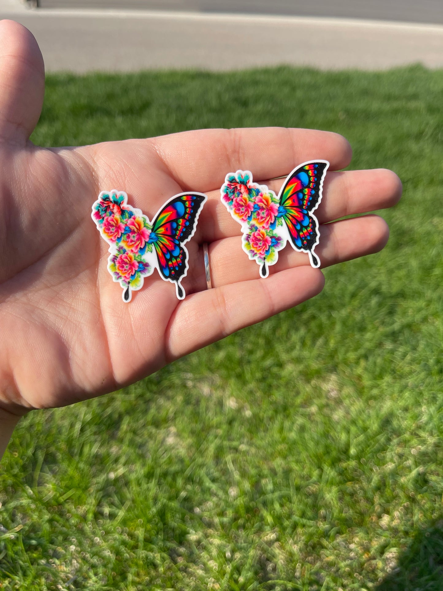 Butterflies with Flowers