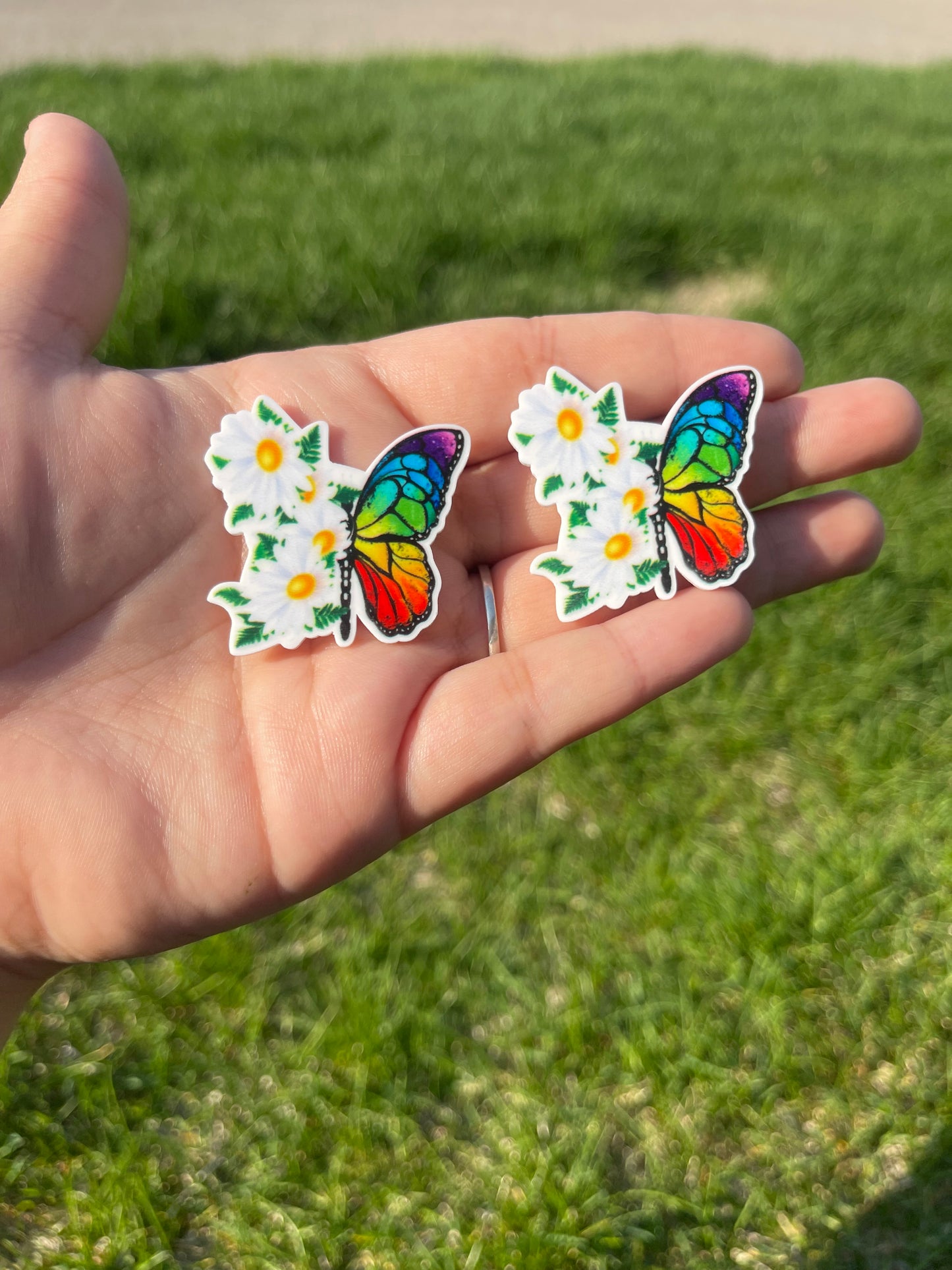 Butterflies with Flowers