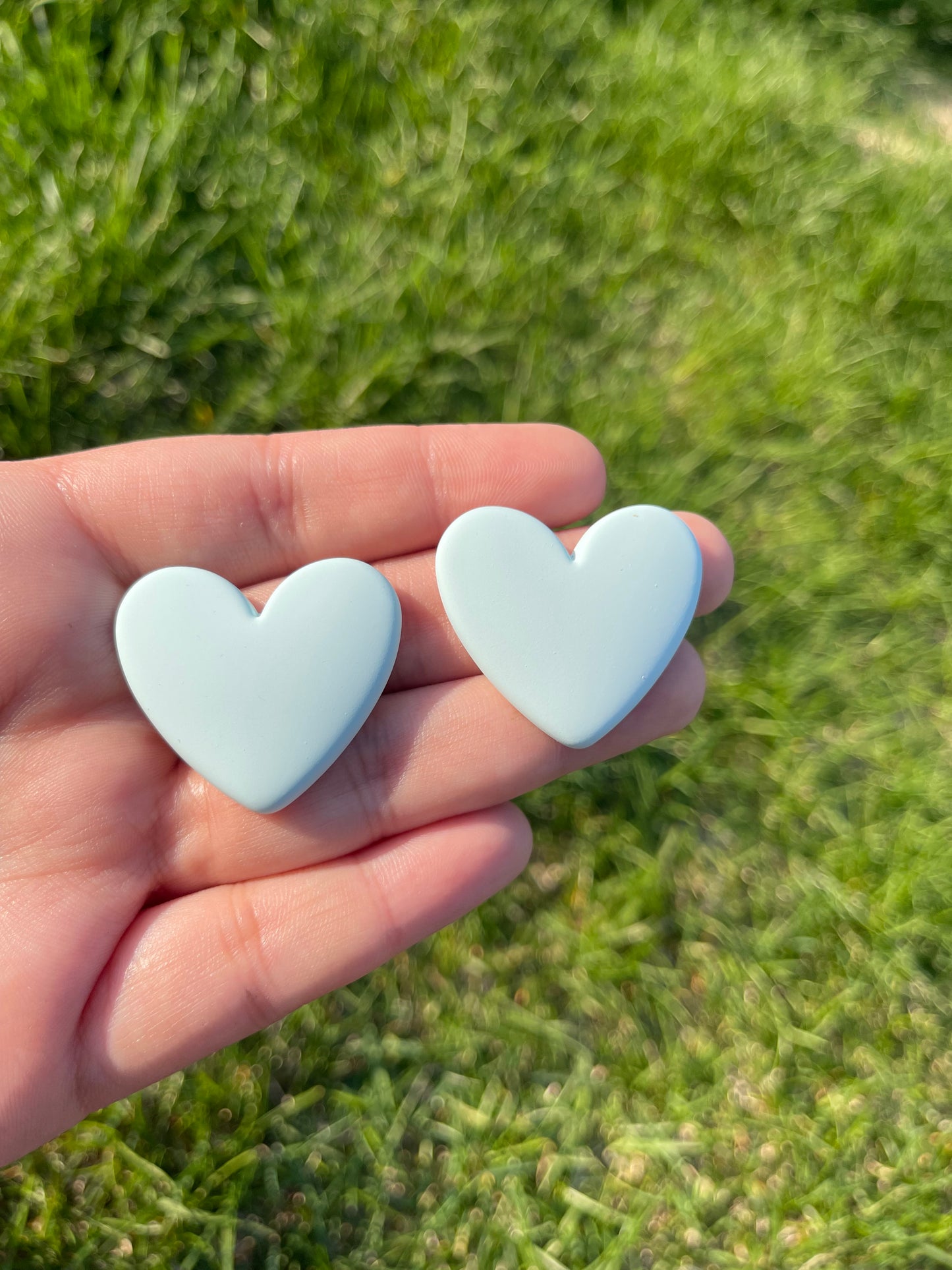 Large Matte Hearts