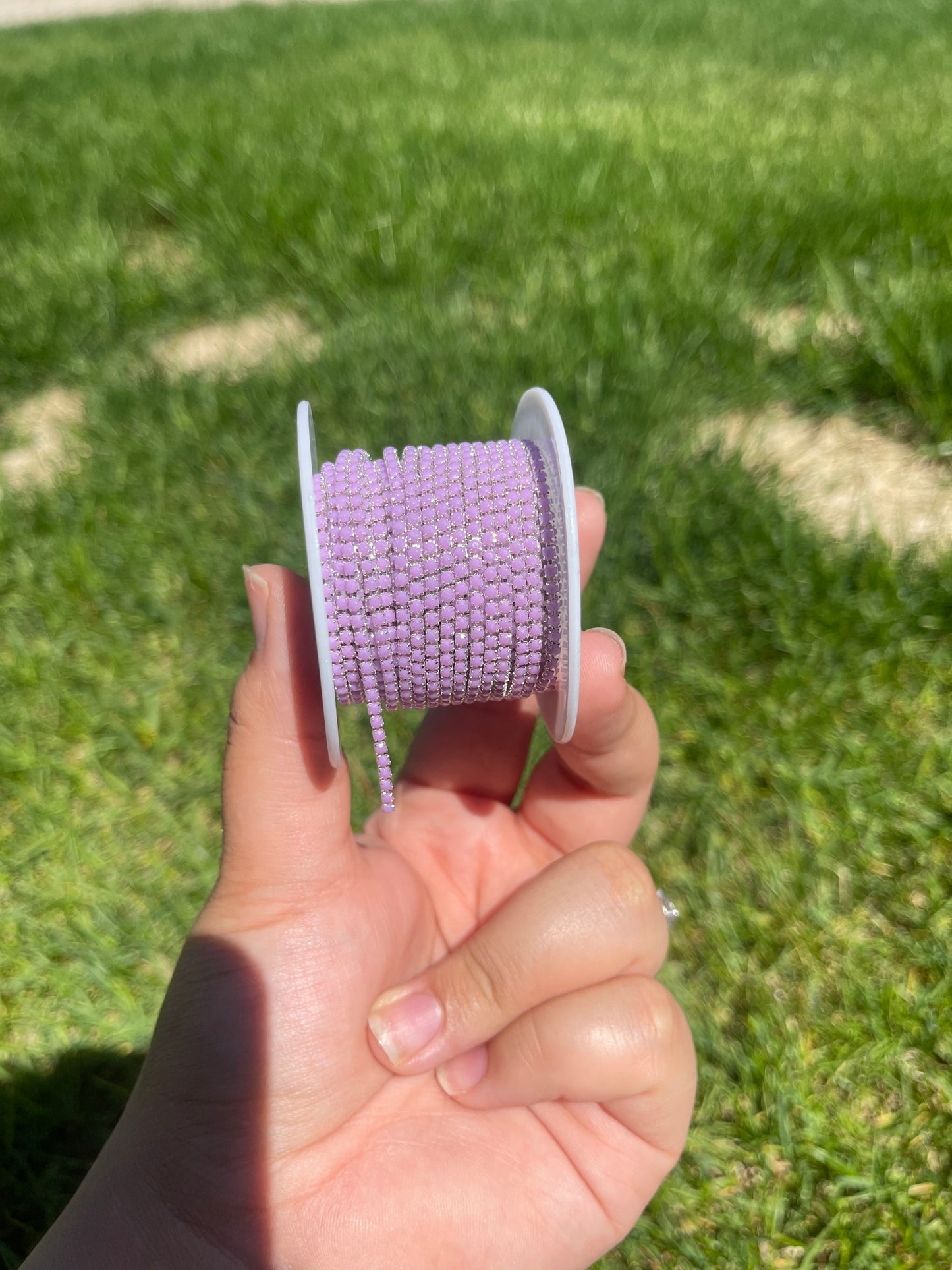 Lilac on Silver Metal #50