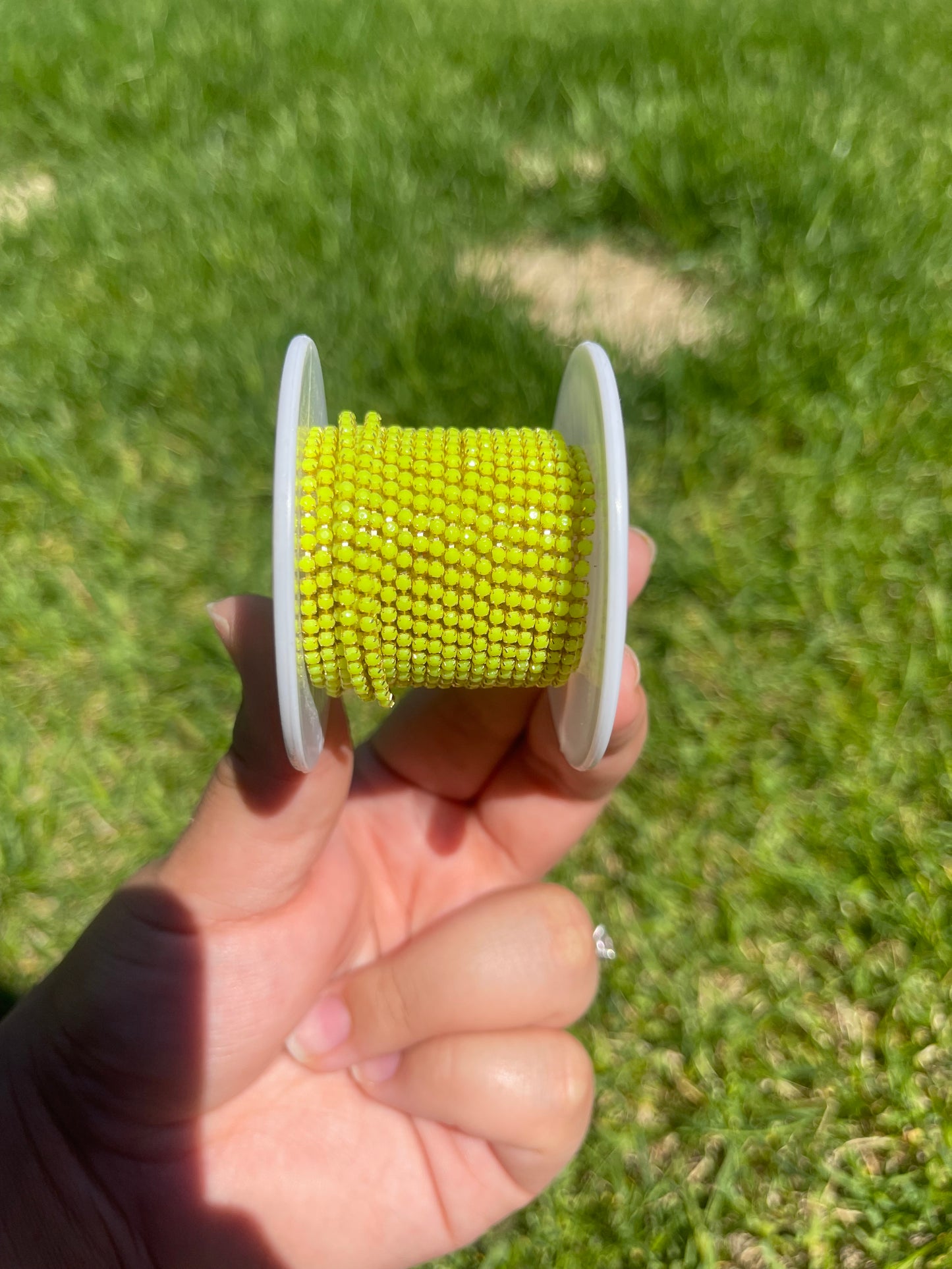Neon Yellow on Gold Metal #24