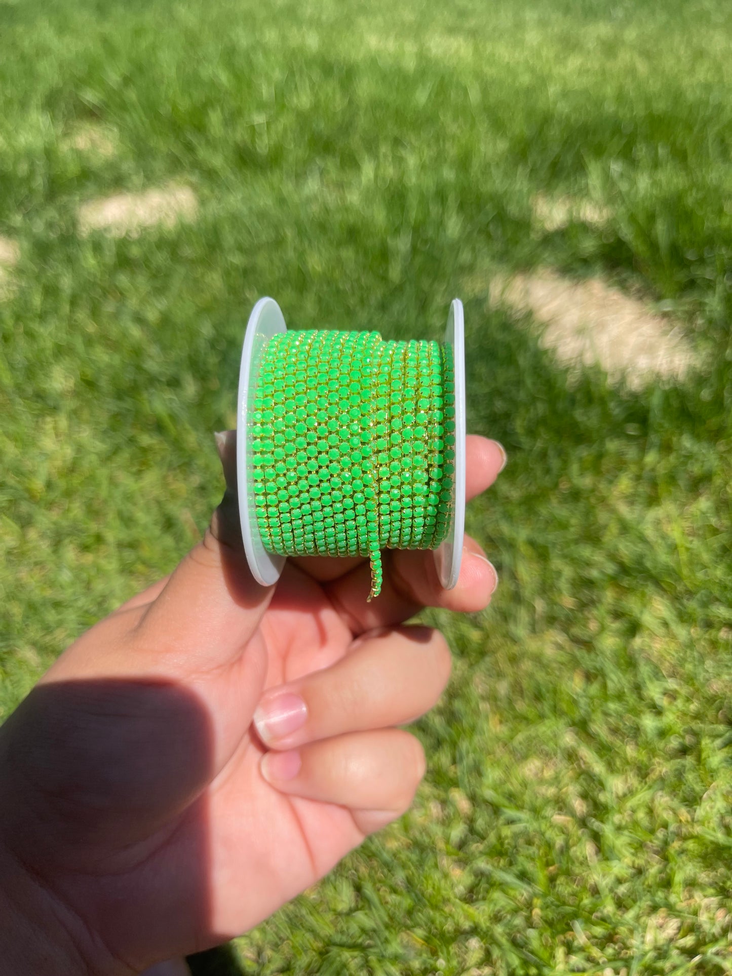 Neon Green on Gold Metal #27